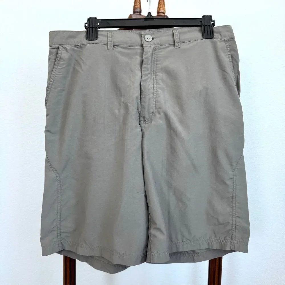 Patagonia Men’s Hiking Travel Shorts 36 Gray Nylon Stretch Outdoor Trail Casual